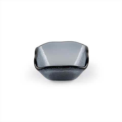 Glass Dinnerware 2.25" x 2.25" x h:1.5" 2 oz. Square Charcoal Glass Ramekin (Set of 6)