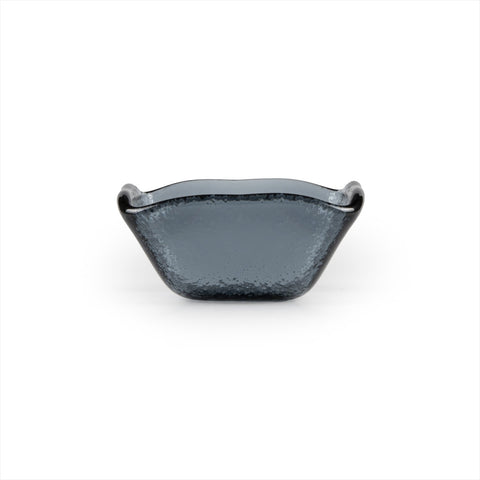 Glass Dinnerware 2.25" x 2.25" x h:1.5" 2 oz. Square Charcoal Glass Ramekin (Set of 6)