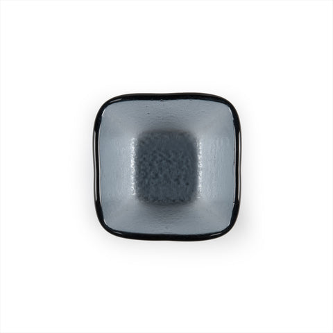 Glass Dinnerware 2.25" x 2.25" x h:1.5" 2 oz. Square Charcoal Glass Ramekin (Set of 6)