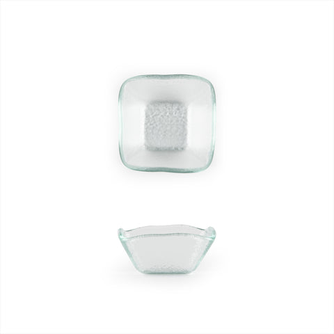 Glass Dinnerware 2.25" x 2.25" x h:1.5" 2 oz. Square Clear Glass Ramekin (Set of 6)