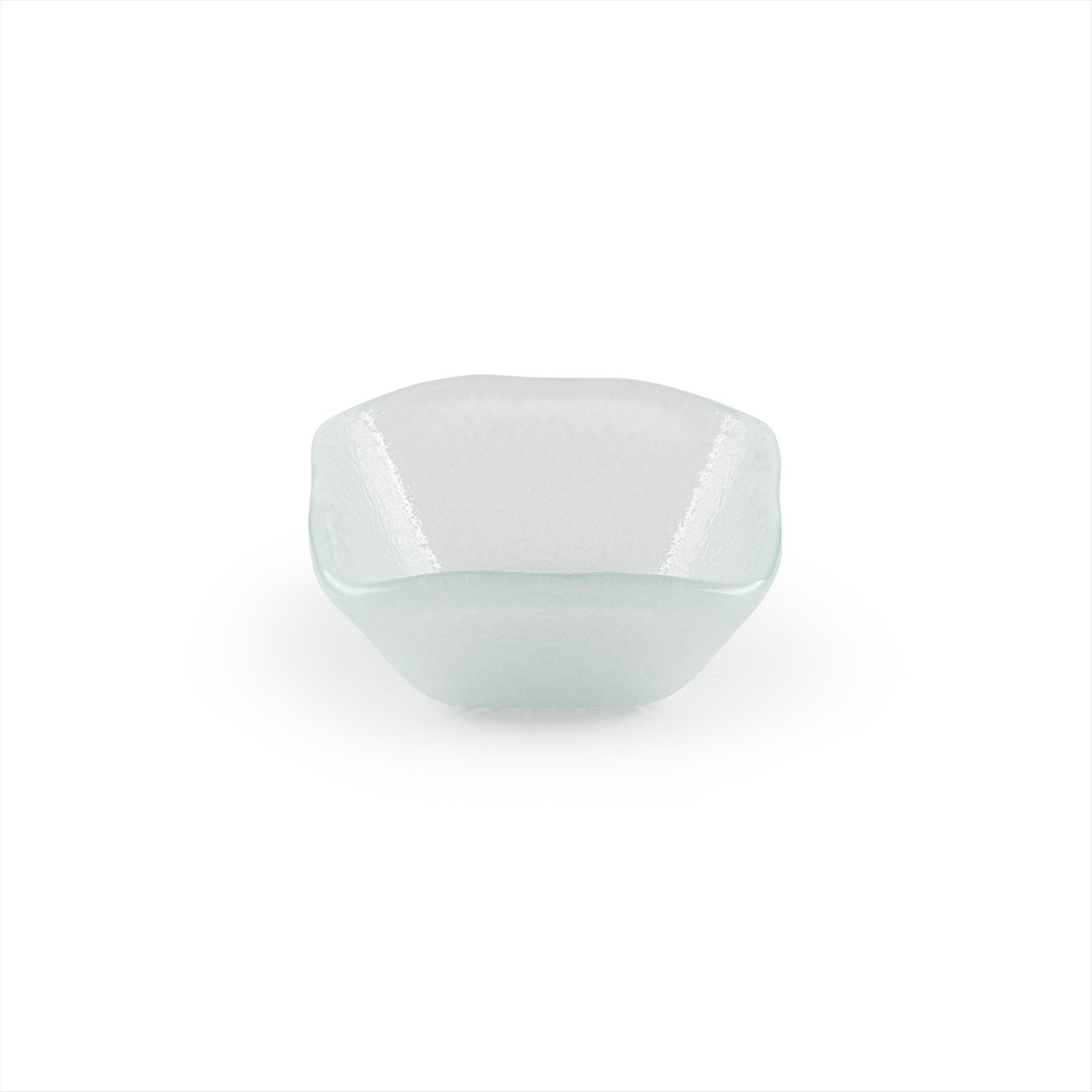 Glass Dinnerware 2.25" x 2.25" x h:1.5" 2 oz. Square Frosted Glass Ramekin (Set of 6)