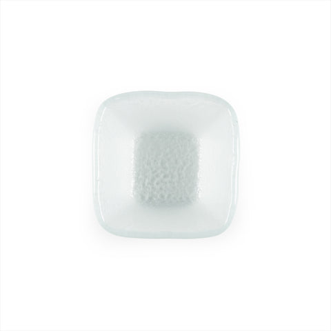 Glass Dinnerware 2.25" x 2.25" x h:1.5" 2 oz. Square Frosted Glass Ramekin (Set of 6)