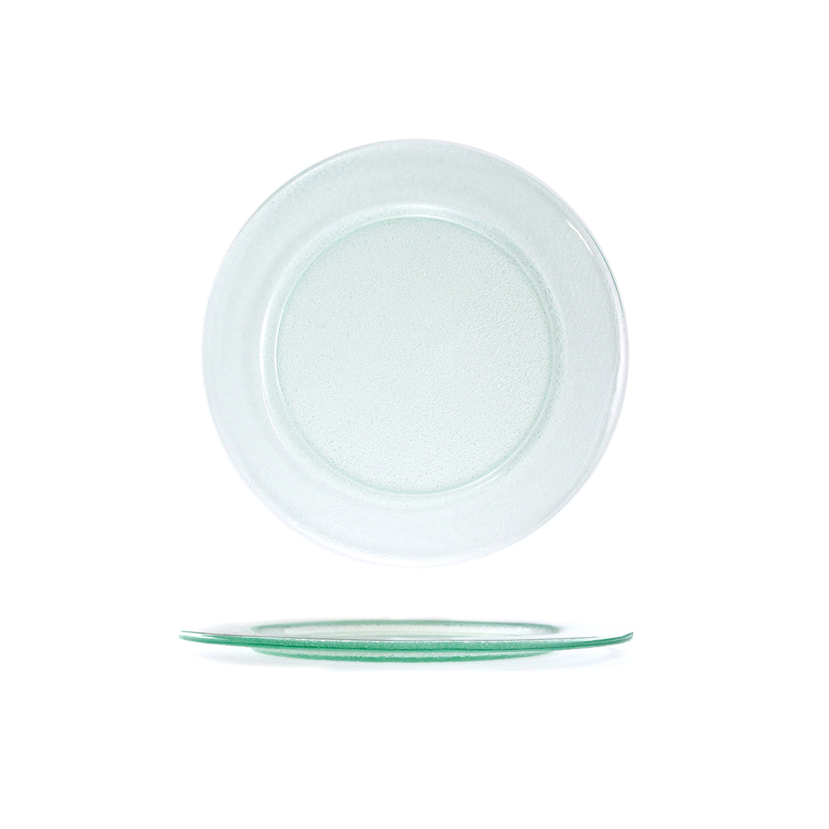 Glass Dinnerware dia.9" Round Clear Glass Plate