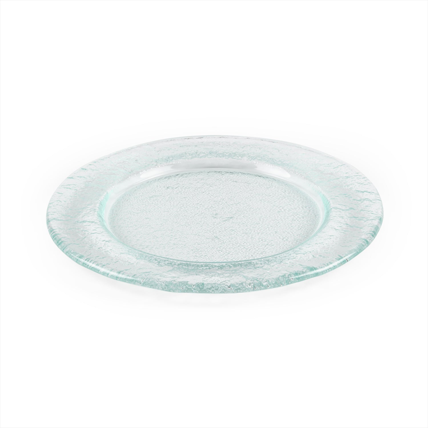 Glass Dinnerware dia.9" Round Clear Glass Plate