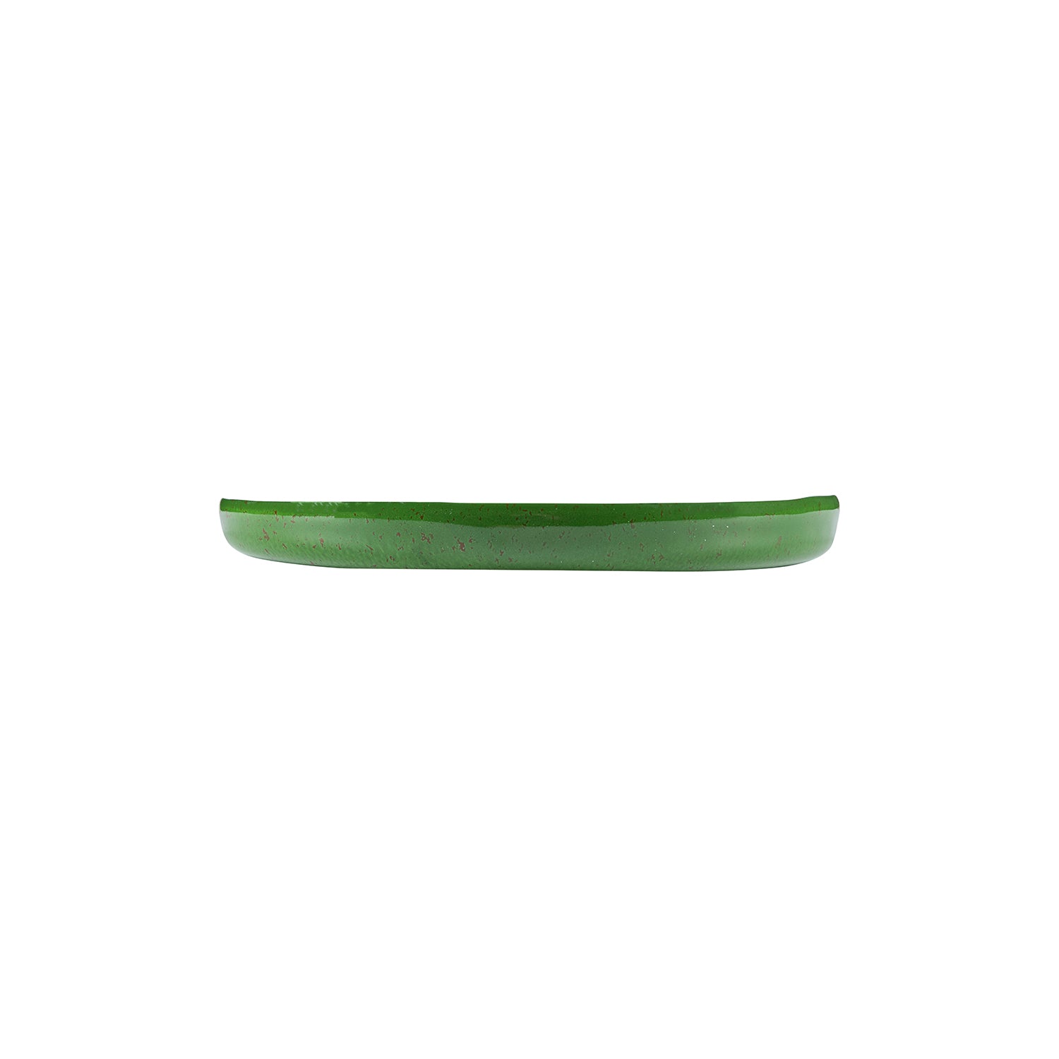 Glass Dinnerware dia.13.5" h:1" Round Basil Glass Platter