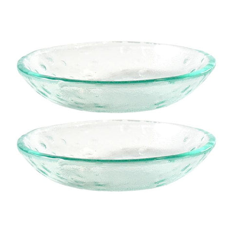 Glass Dinnerware dia.6.5" h:1.5" 11 oz. Round Clear Glass Bowl (Set of 2)