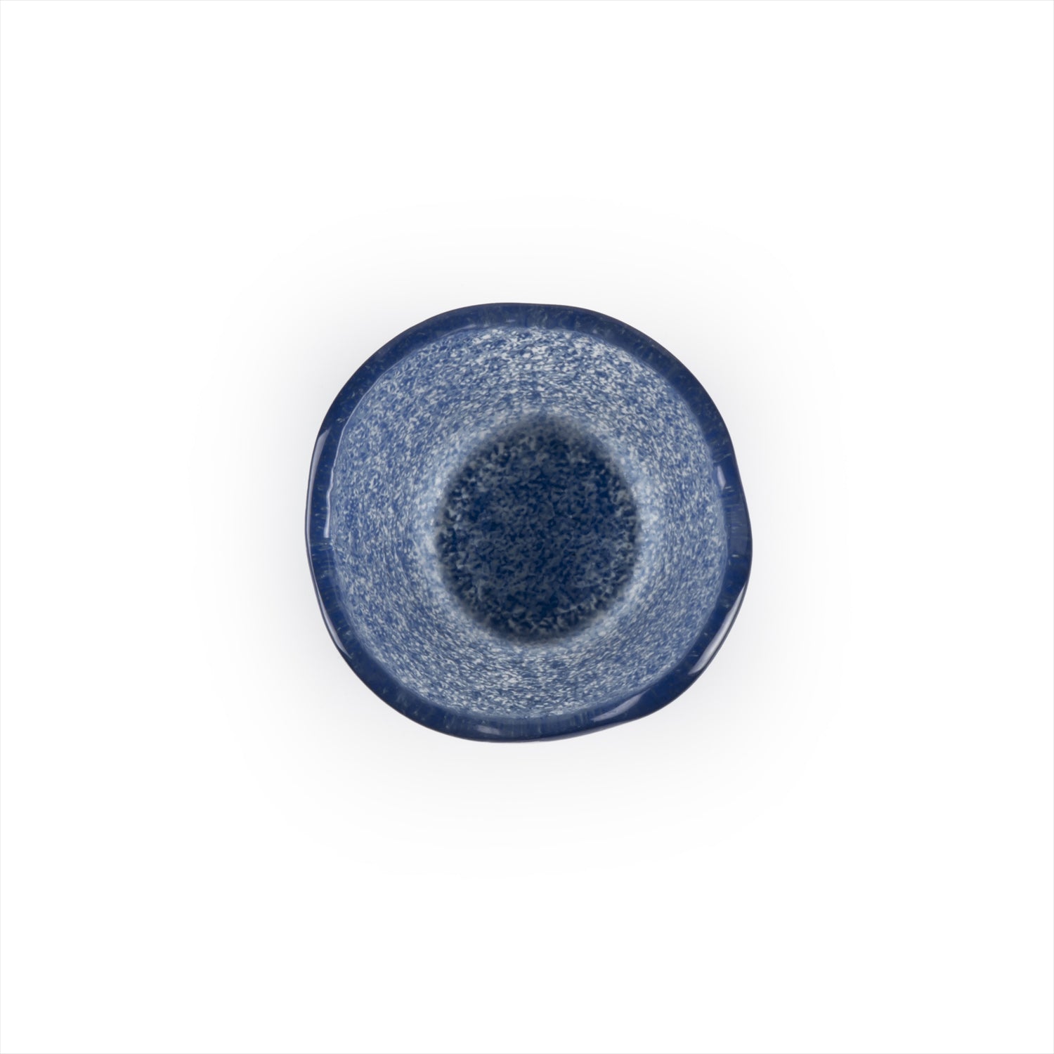 Glass Dinnerware dia.3.25" h:2" 4 oz. Round Blue Glass Ramekin (Set of 4)