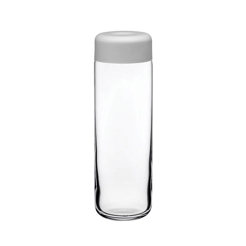 Finesse Crystal Jug with Gray Cover