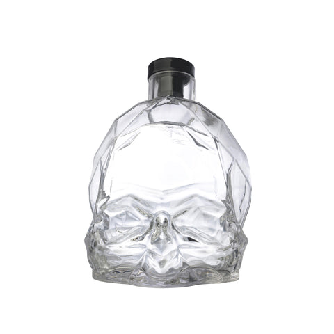 Memento Mori Crystal Whiskey Bottle