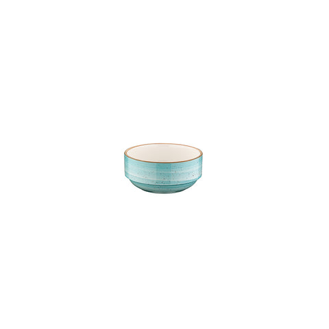 Bonna China Sea Blue dia.2.25" h:1" 1 oz. Round Blue Porcelain Ramekin (Set of 4)