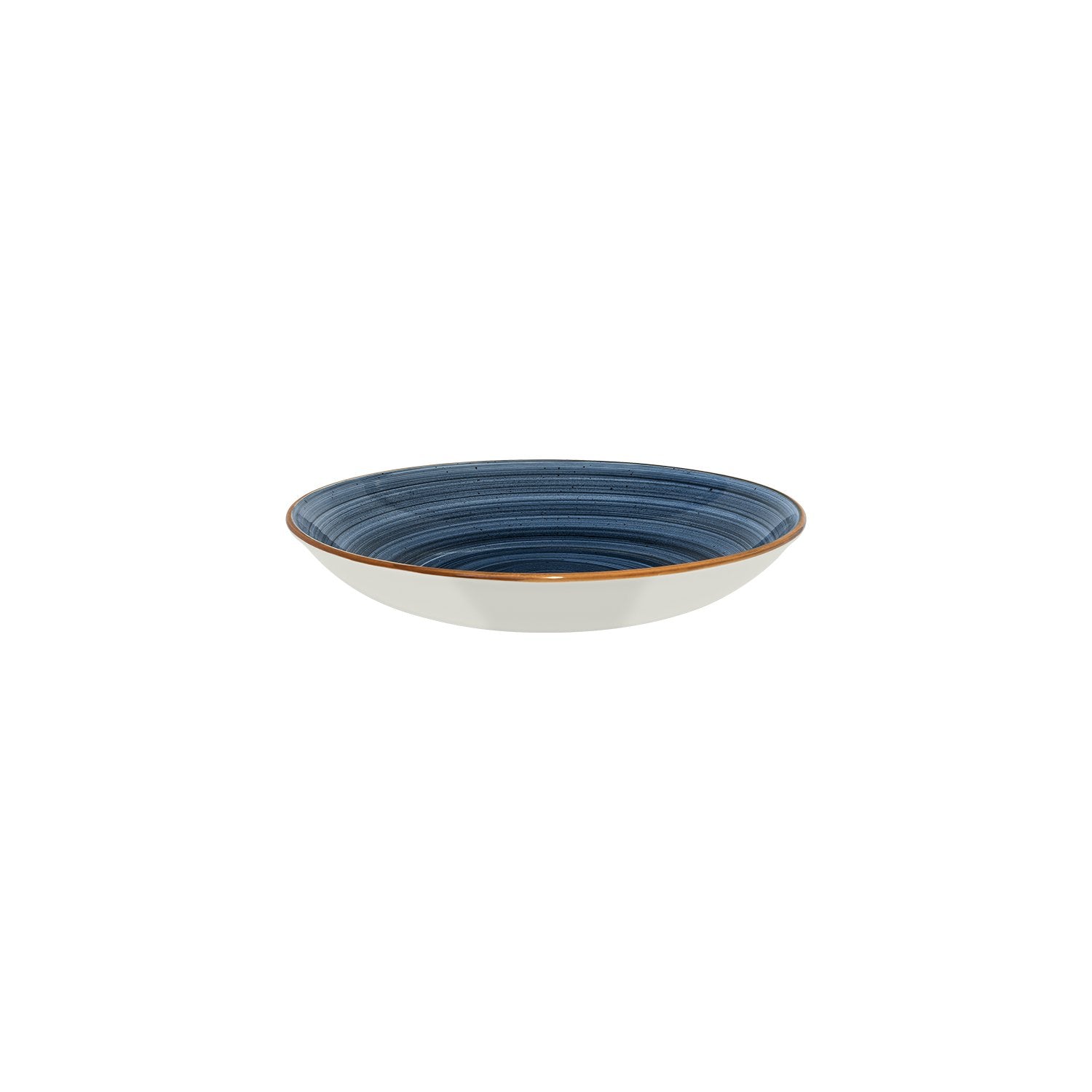 Bonna China Night Blue dia.10" h:2" 44 oz. Round Blue Porcelain Bowl (Set of 2)