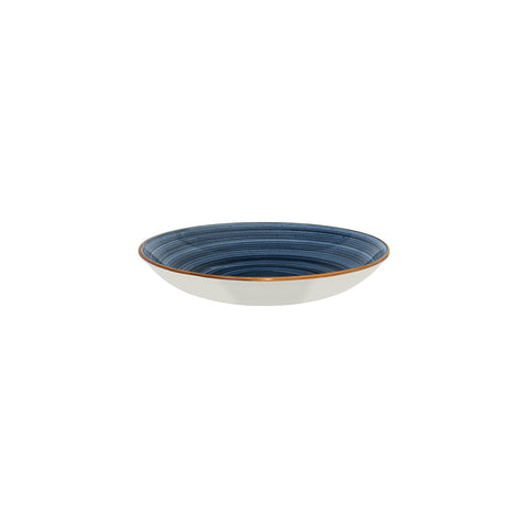 Bonna China Night Blue dia.10" h:2" 44 oz. Round Blue Porcelain Bowl (Set of 2)