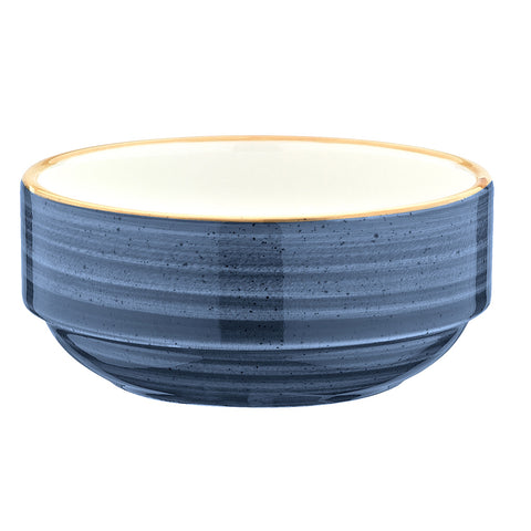 Bonna China Night Blue dia.3" h:1.5" 4 oz. Round Blue Porcelain Ramekin (Set of 4)