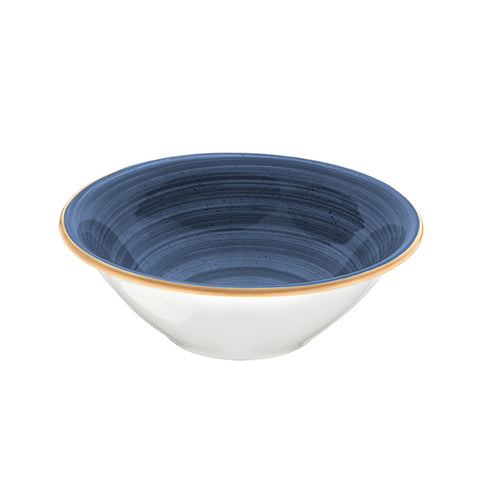 Bonna China Night Blue dia.7" h:2.5" 23 oz. Round Blue Porcelain Bowl (Set of 4)