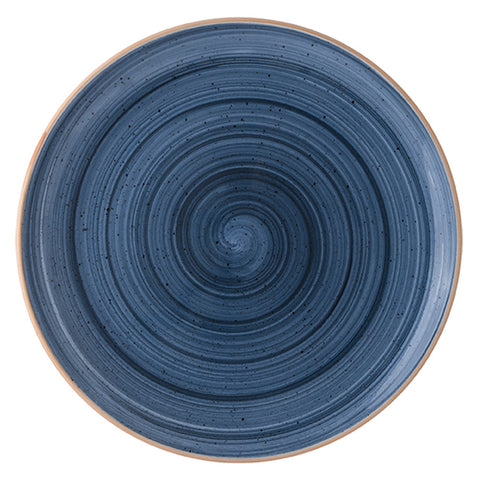 Bonna China Night Blue dia.10.5"  Round Blue Porcelain Plate (Set of 4)