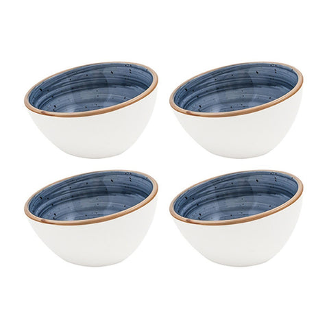 Bonna China Night Blue dia.3.25" h:1.75" 2 oz. Round Blue Porcelain Ramekin (Set of 4)