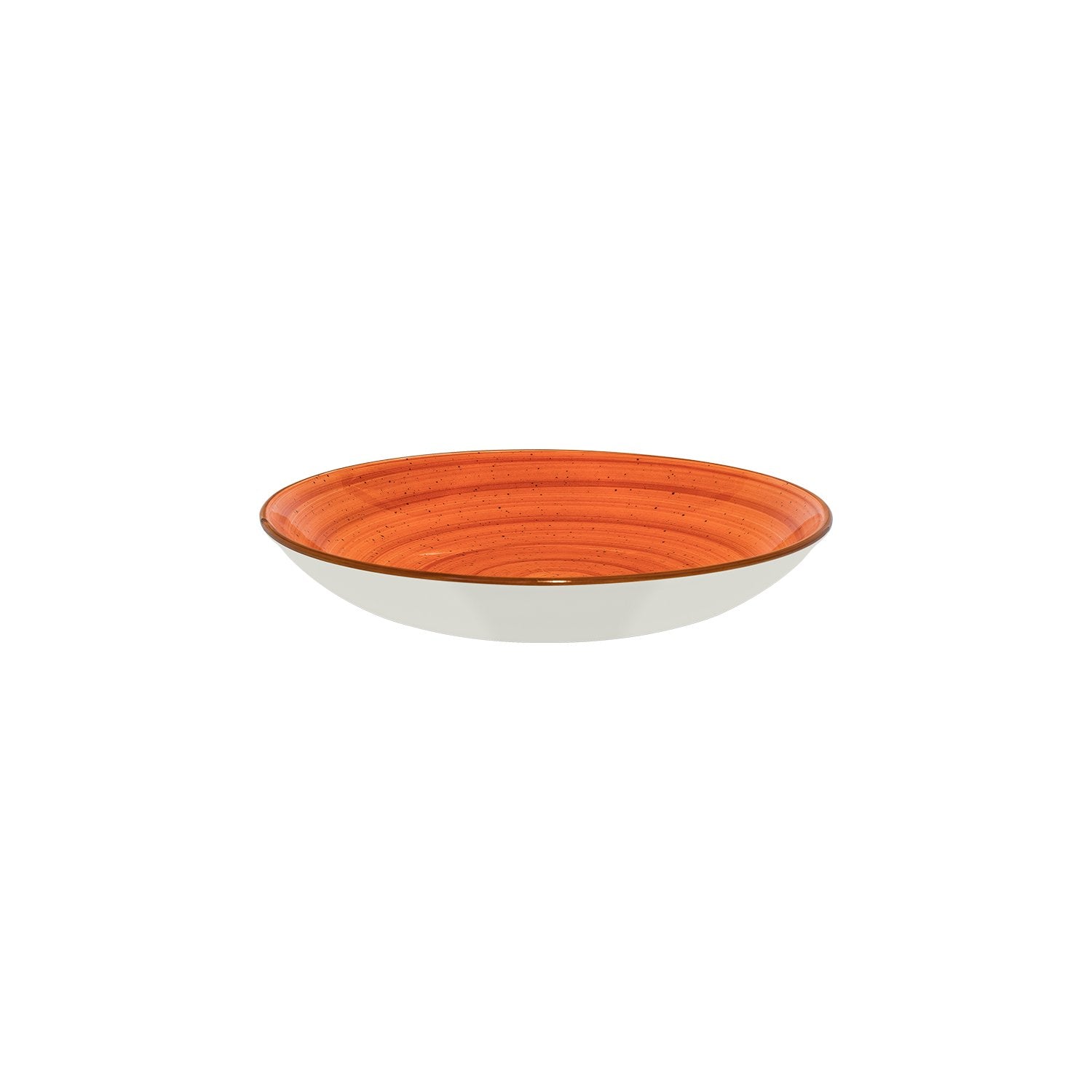 Bonna China Sienna dia.11" h:2.5" 57 oz. Round Terracotta Porcelain Bowl (Set of 2)