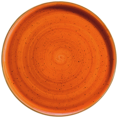 Bonna China Sienna dia.12.75"  Round Terracotta Porcelain Plate