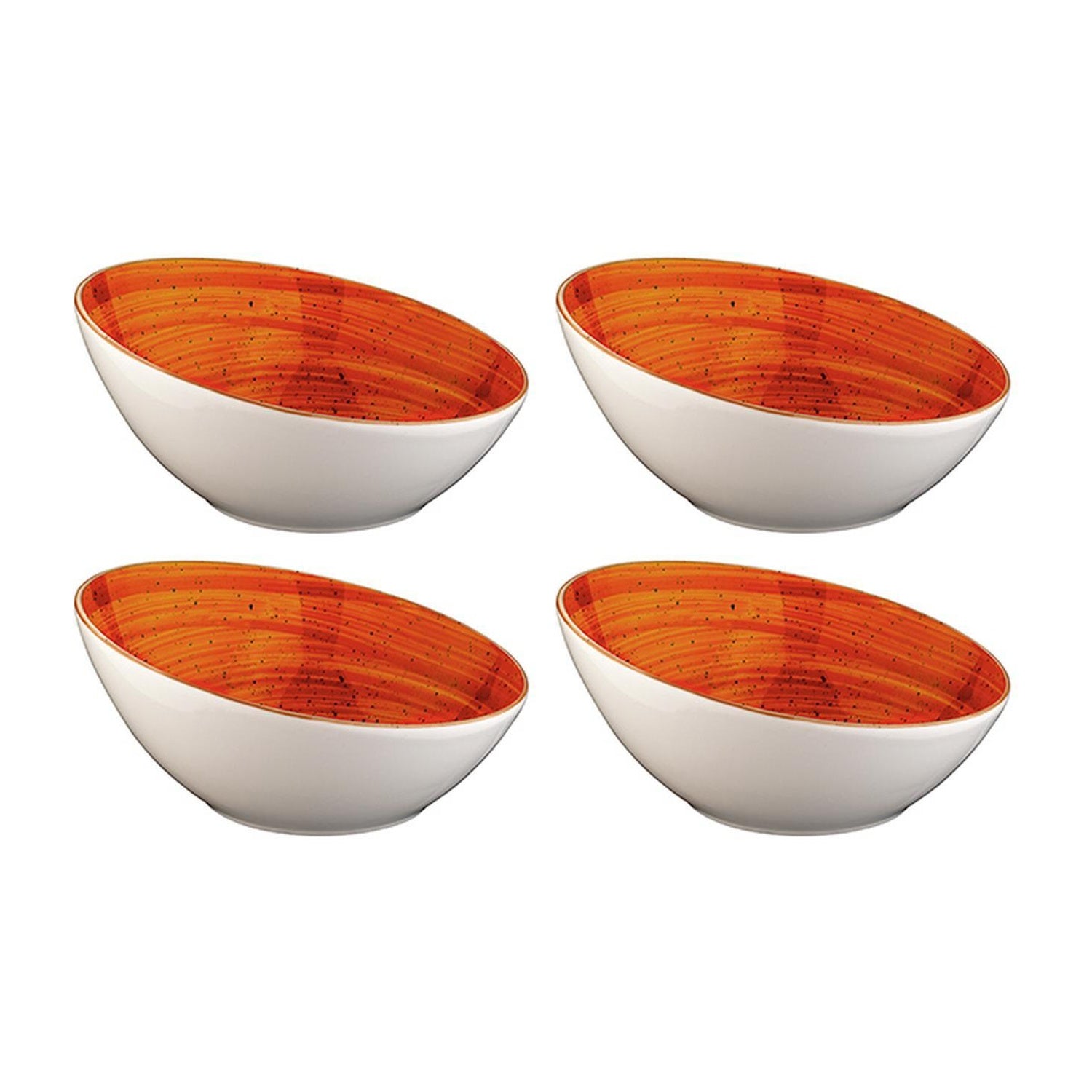 Bonna China Sienna dia.3.25" h:1.75" 2 oz. Round Terracotta Porcelain Ramekin (Set of 4)