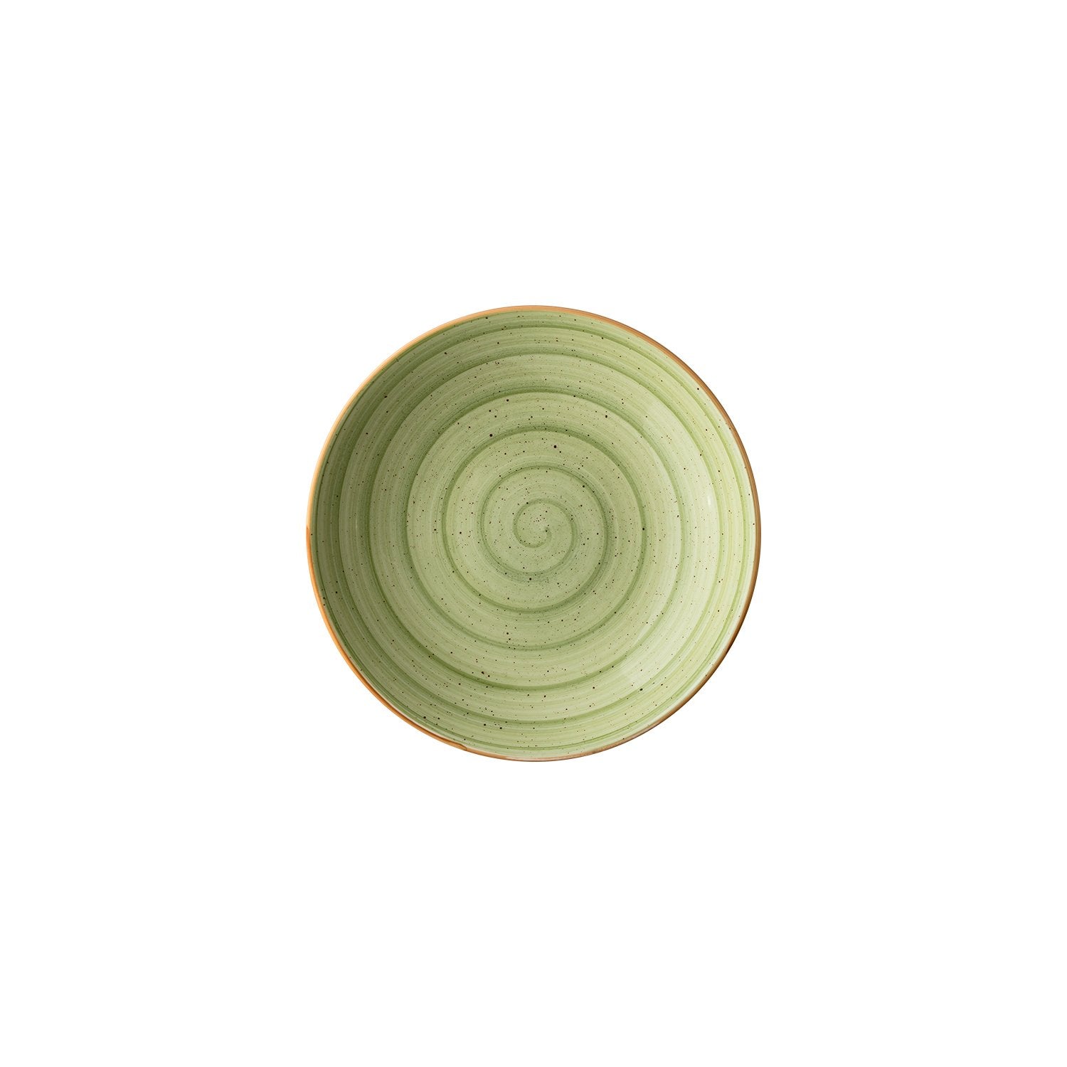 Bonna China Natura dia.9" h:2" 34 oz. Round Green Porcelain Bowl (Set of 4)