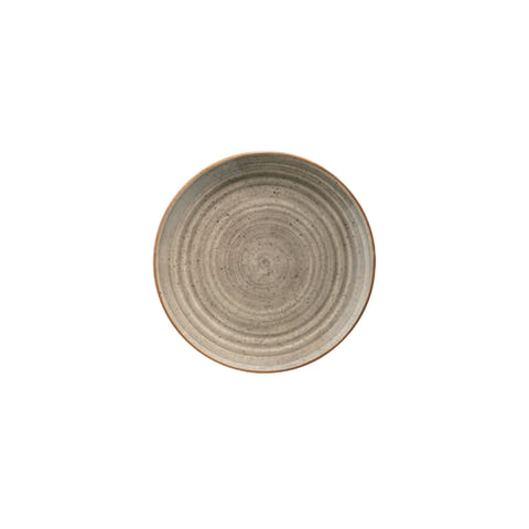 Bonna China Earth dia.9"  Round Brown Porcelain Plate (Set of 4)