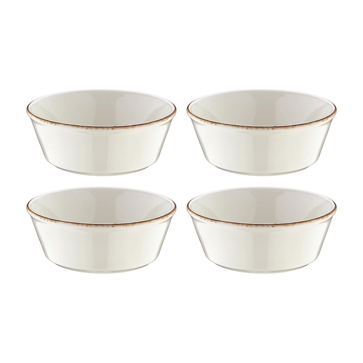 Bonna China Vintage dia.4.75" h:1.75" 10 oz. Round Decorated Porcelain Bowl (Set of 4)