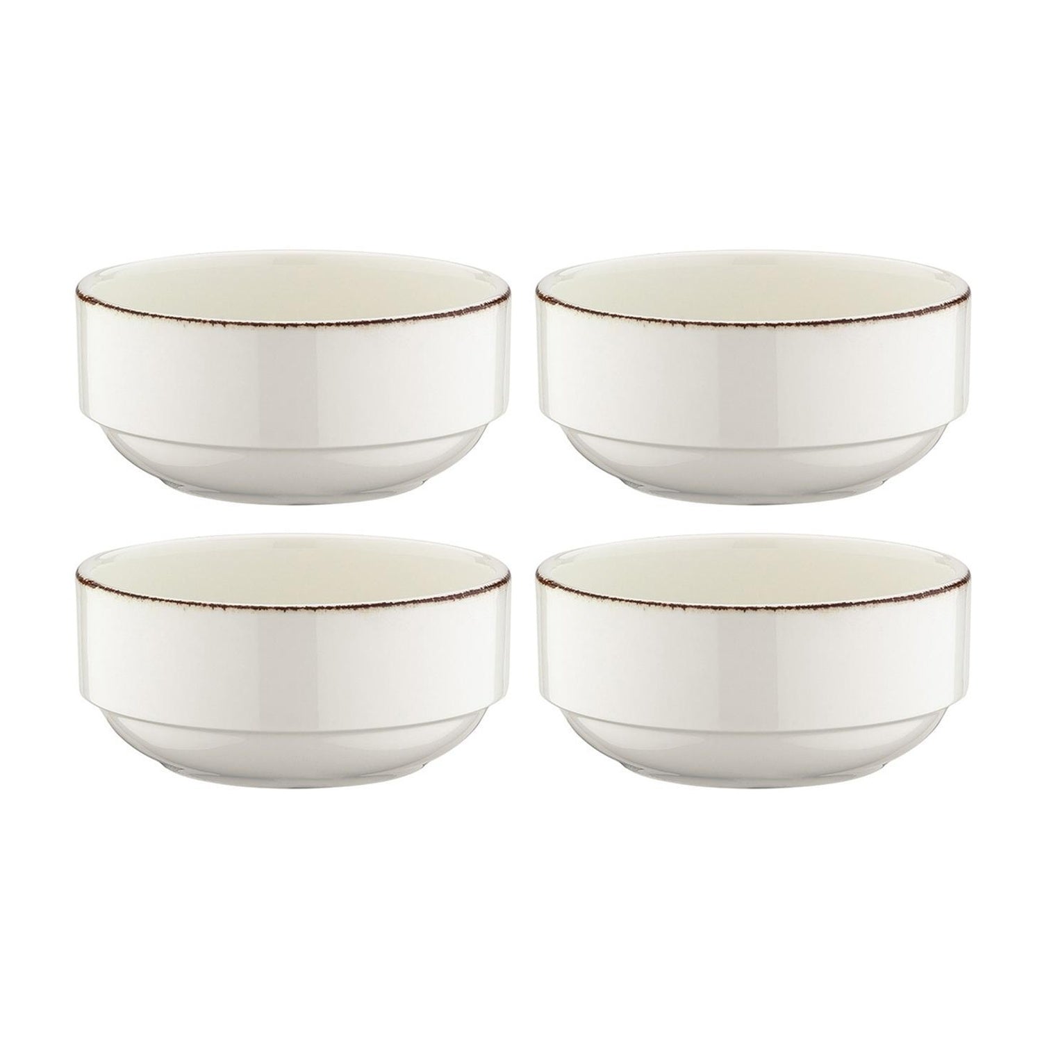 Bonna China Vintage dia.5.5" h:2.5" 17 oz. Round Decorated Porcelain Bowl (Set of 4)