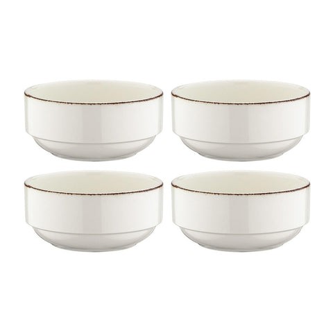 Bonna China Vintage dia.2.25" h:1" 1 oz. Round Decorated Porcelain Ramekin (Set of 4)