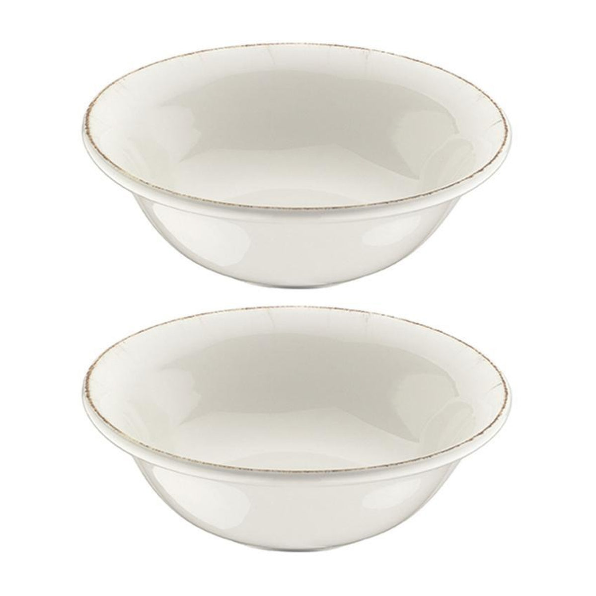 Bonna China Vintage dia.8" h:2.5" 30 oz. Round Decorated Porcelain Bowl (Set of 2)