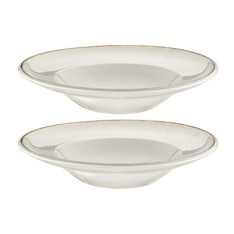 Bonna China Vintage dia.10.75" h:2.25" 16 oz. Round Decorated Porcelain Bowl (Set of 2)