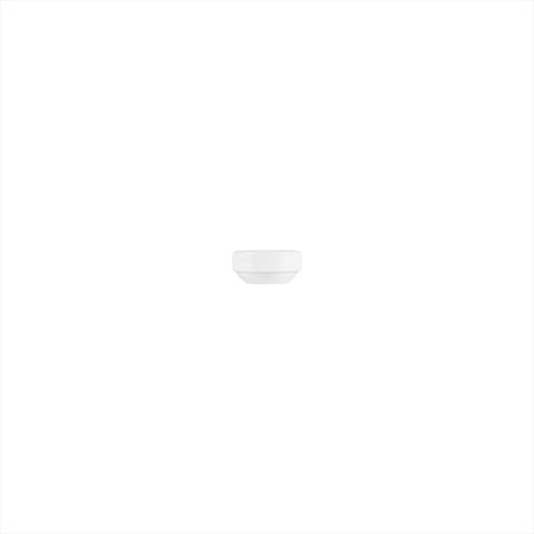 Porcelain Delta-Coupe dia.2.25" h:1" 1 oz. Round White Porcelain Ramekin (Set of 4)