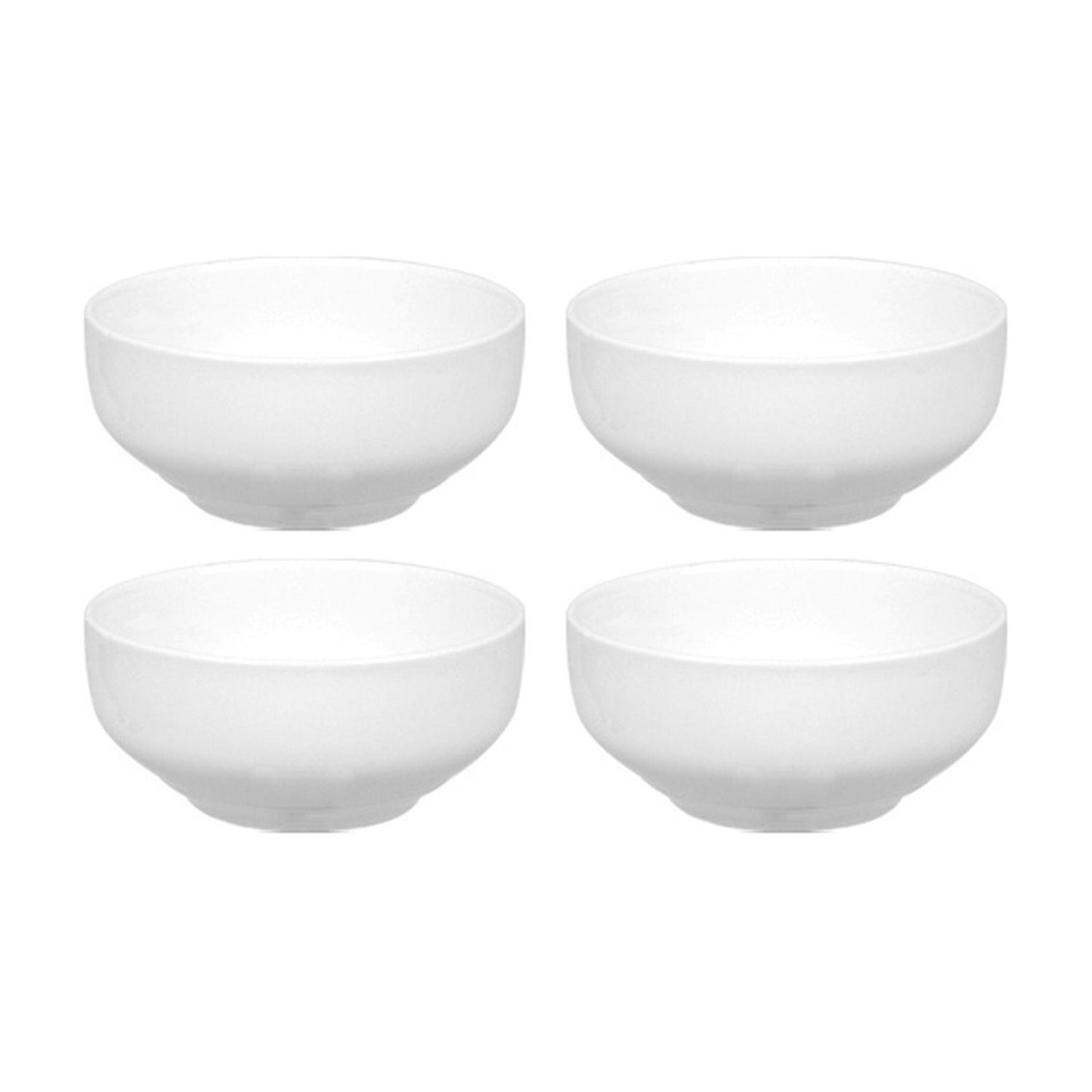 Delta-Coupe Round White Porcelain Bowl  dia.5" h:2.5" 14 oz. (Set of 4)