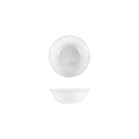 Porcelain Delta-Coupe dia.5.5" h:1.75" 10 oz. Round White Porcelain Bowl (Set of 4)