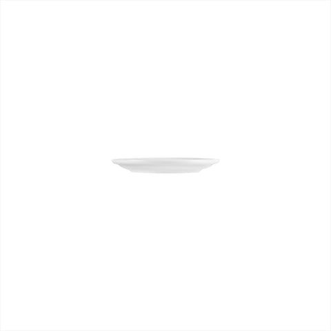 Porcelain Delta-Coupe dia.6" Round White Porcelain Plate (Set of 4)