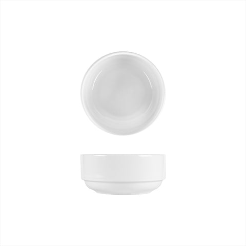 Porcelain Delta-Coupe dia.6" h:2.75" 33 oz. Round White Porcelain Ramekin (Set of 4)