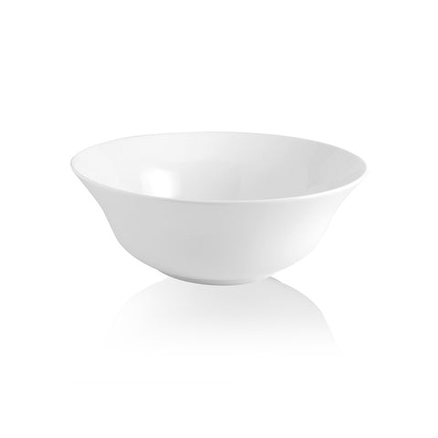 Porcelain Delta-Coupe dia.6.25" h:1.75" 14 oz. Round White Porcelain Bowl (Set of 4)