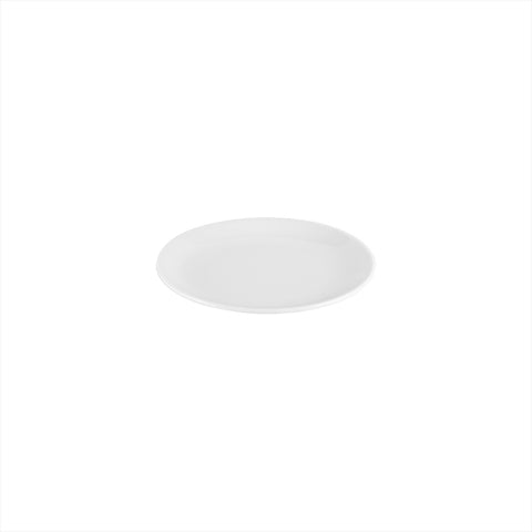 Porcelain Delta-Coupe dia.7.5" Round White Porcelain Plate (Set of 4)