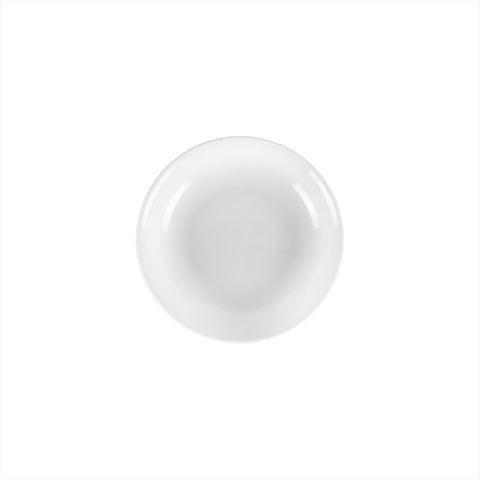 Delta-Coupe Round White Porcelain Deep Plate  dia.8" h:1.5" 18 oz. (Set of 4)