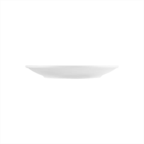 Porcelain Delta-Coupe dia.11.75" Round White Porcelain Plate (Set of 4)