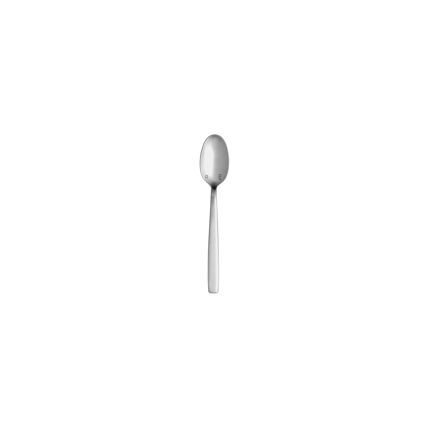 Flatware Astoria 4.25"  Silver Brushed Stainless Steel A.D. Coffee Spoon 18/10 (Set of 12)