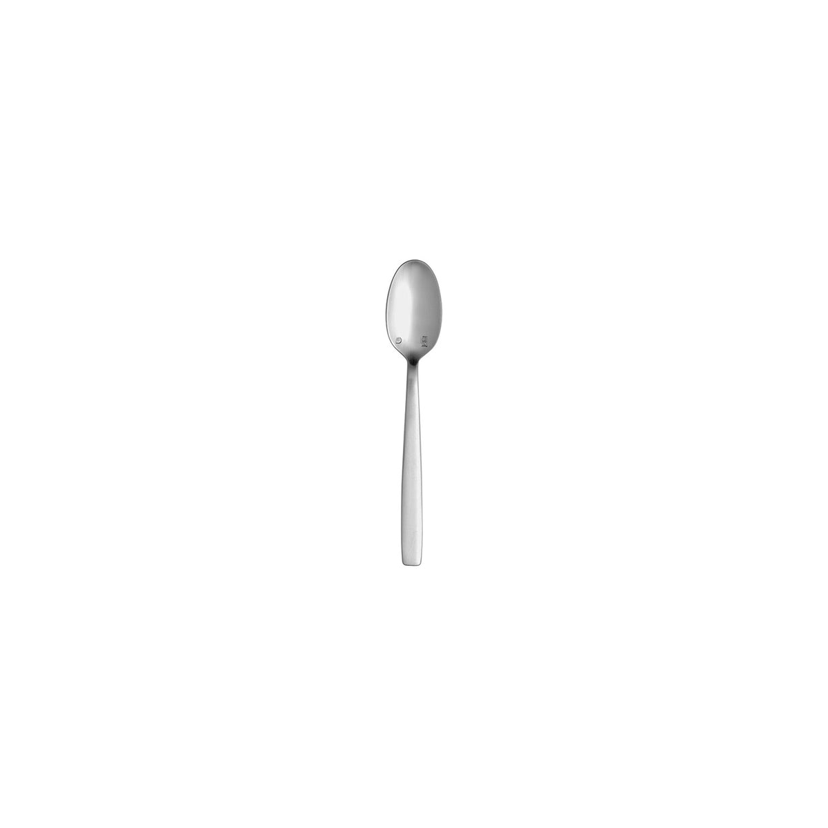 Flatware Astoria 4.25"  Silver Brushed Stainless Steel A.D. Coffee Spoon 18/10 (Set of 12)