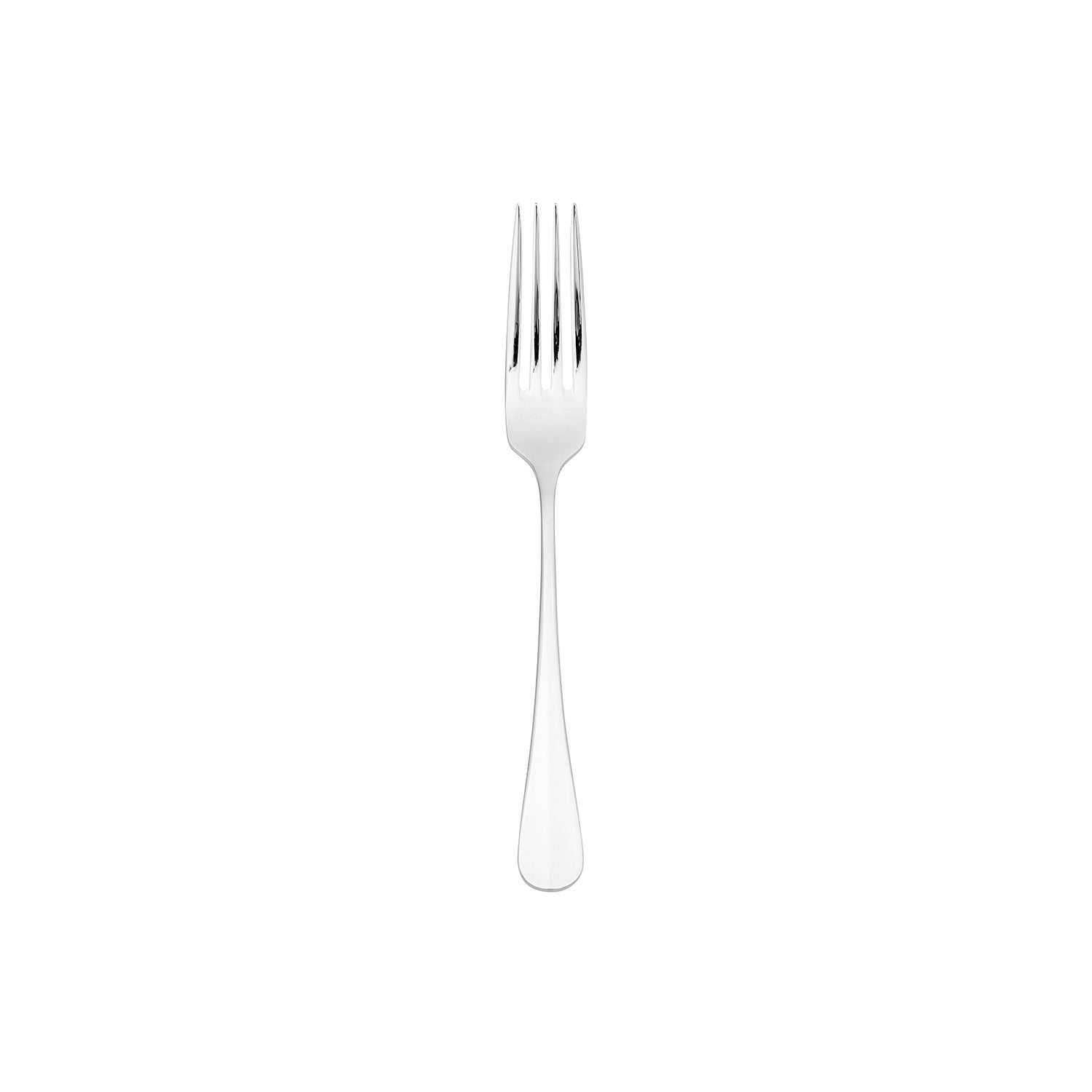 Flatware Baguette 7.25"  Silver Stainless Steel Dessert Fork 18/10 (Set of 12)