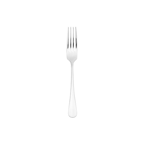 Flatware Baguette 7.25"  Silver Stainless Steel Dessert Fork 18/10 (Set of 12)