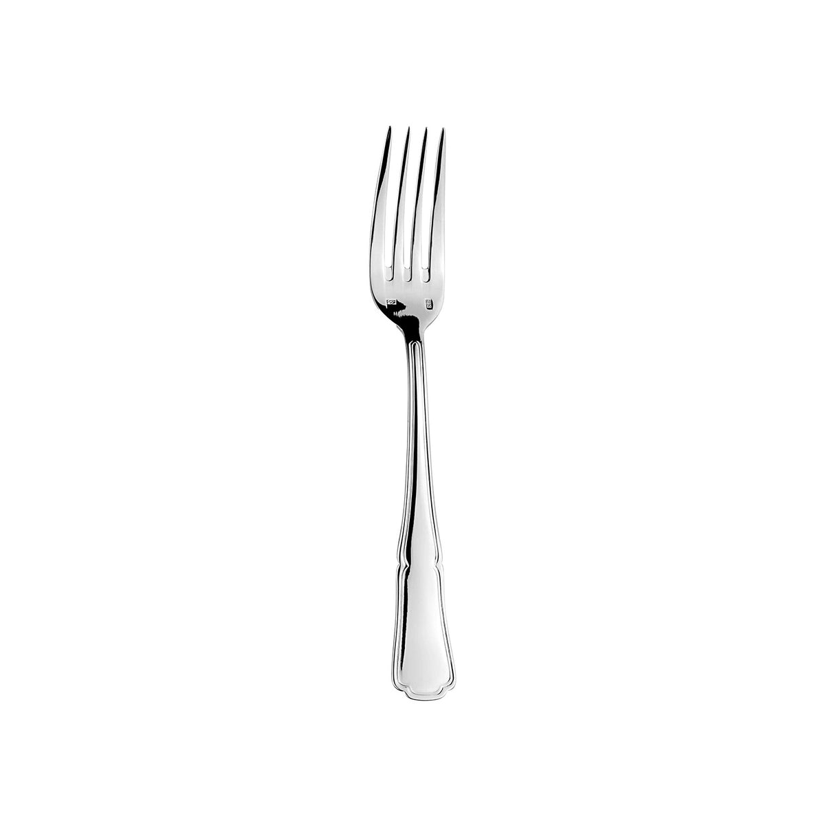 Flatware Contour 8.25"  Silver Stainless Steel Dinner Fork 18/10 (Set of 12)