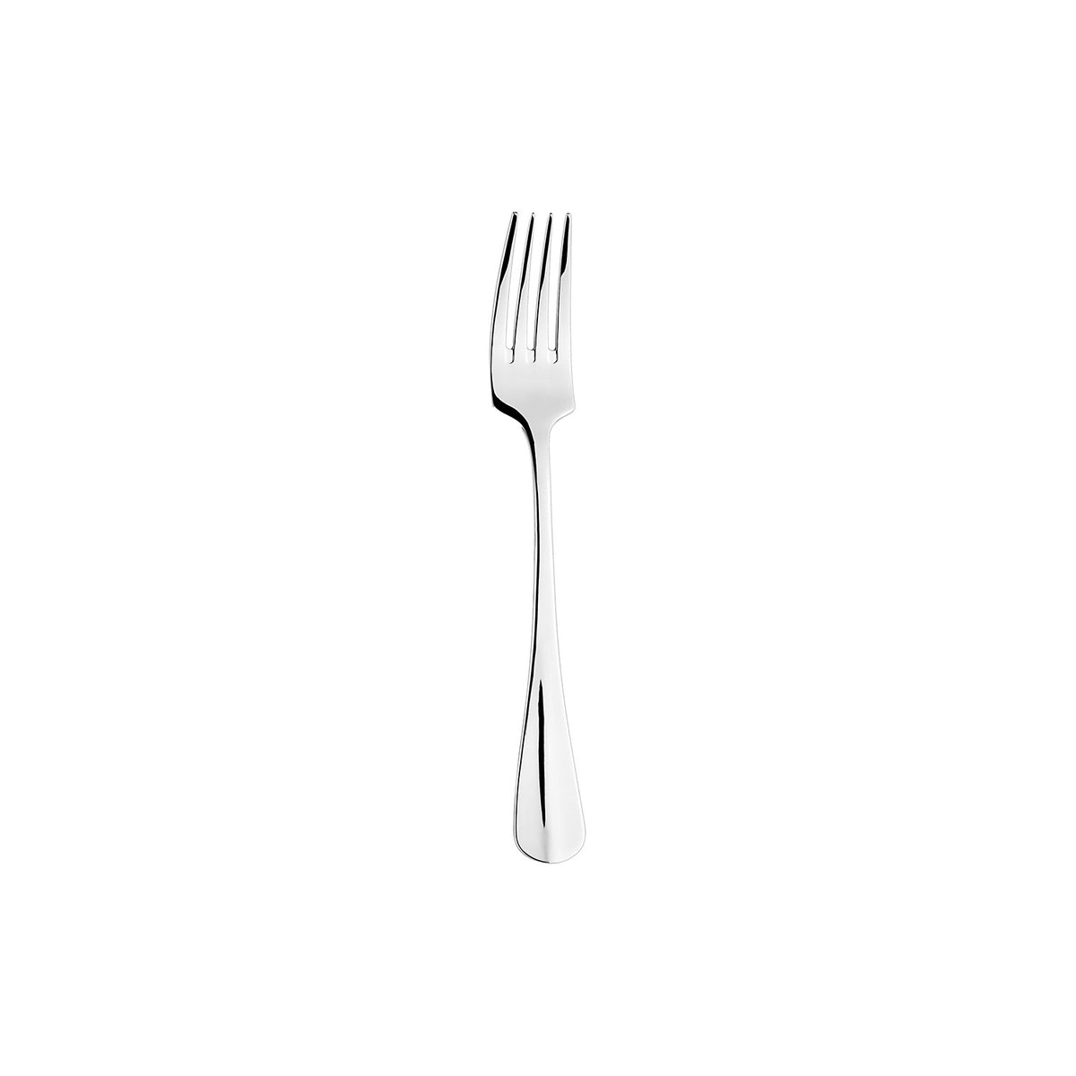 Flatware Baguette LM 7.25"  Silver Stainless Steel Dessert Fork 18/10 (Set of 12)