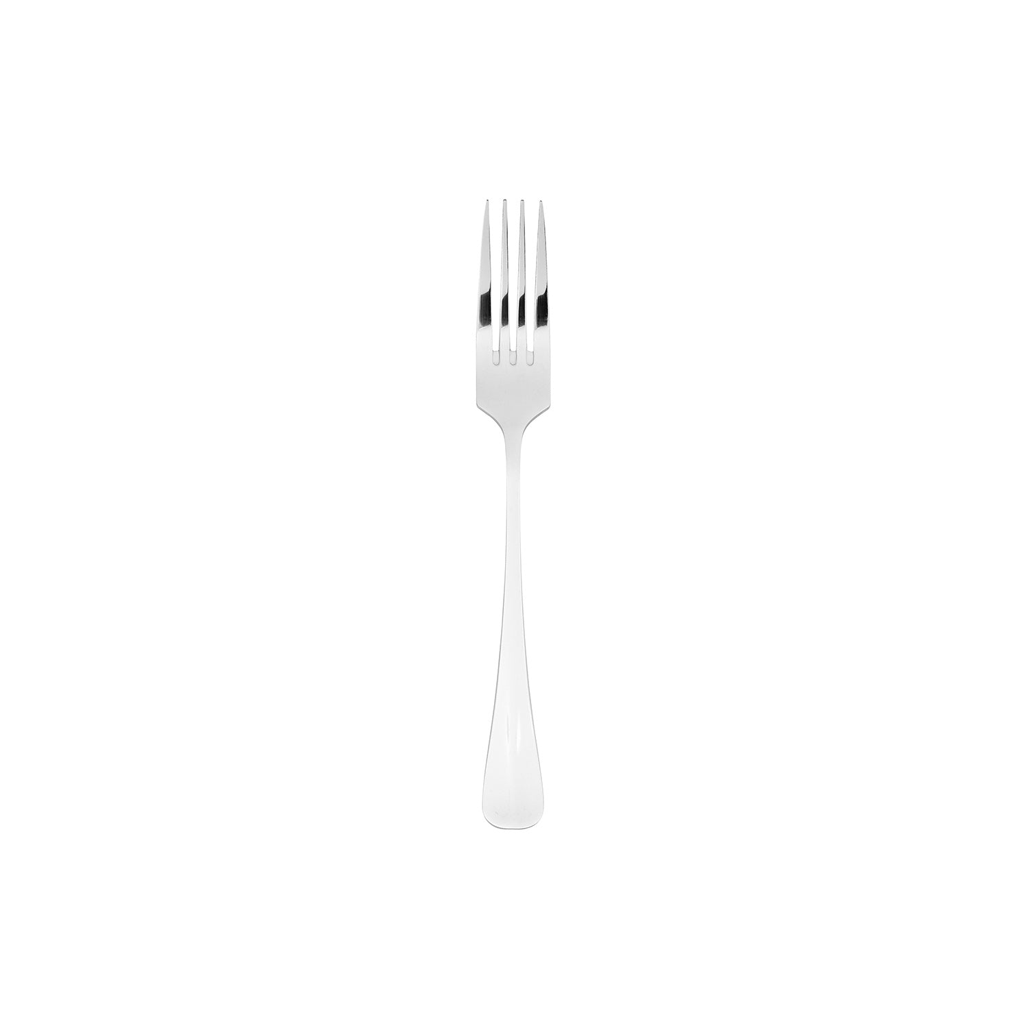 Flatware Eco Baguette 7.25"  Silver Stainless Steel Dessert Fork 18/0 (Set of 12)