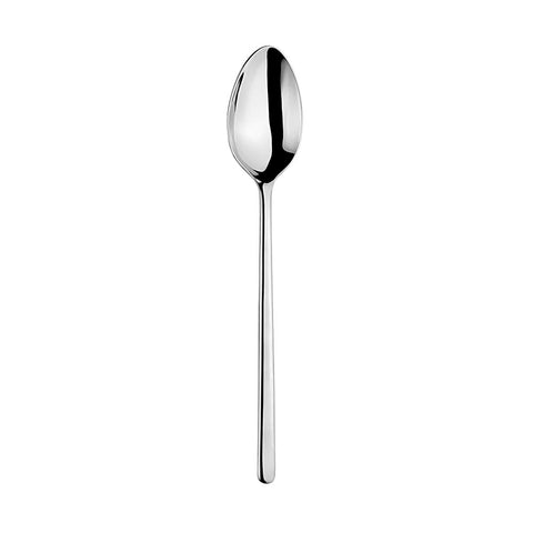 Flatware X-Lo 7.5"  Silver Stainless Steel Dessert/Soup Spoon 18/10 (Set of 12)