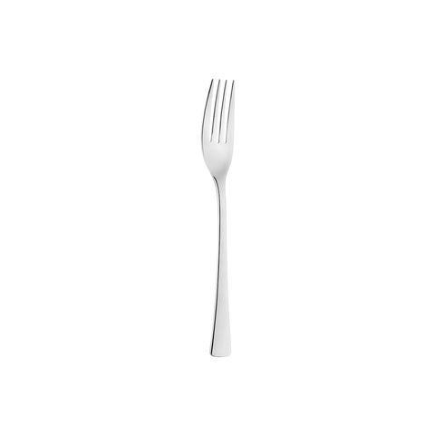 Flatware Curve 7.5"  Silver Stainless Steel Dessert Fork 18/10 (Set of 12)