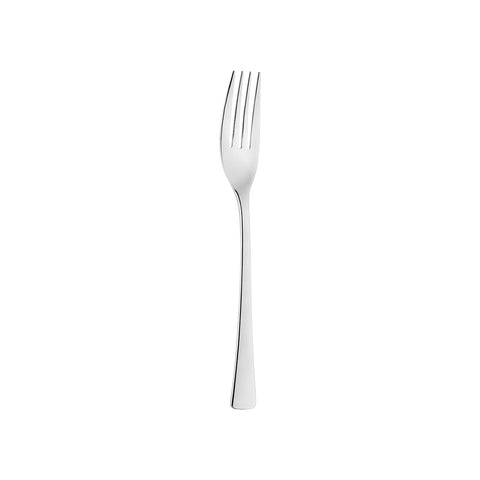 Flatware Curve 8.25"  Silver Stainless Steel Dinner Fork 18/10 (Set of 12)