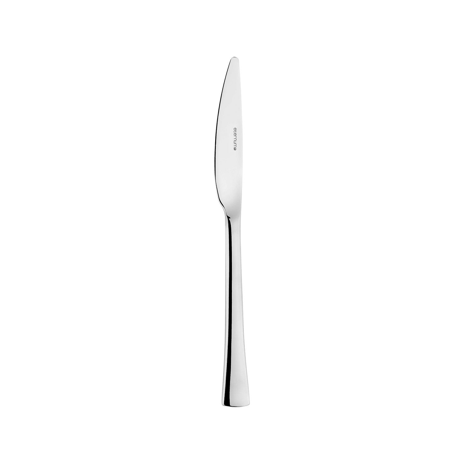 Flatware Curve 8.75"  Silver Stainless Steel Dinner Knife Mono 18/10 (Set of 12)